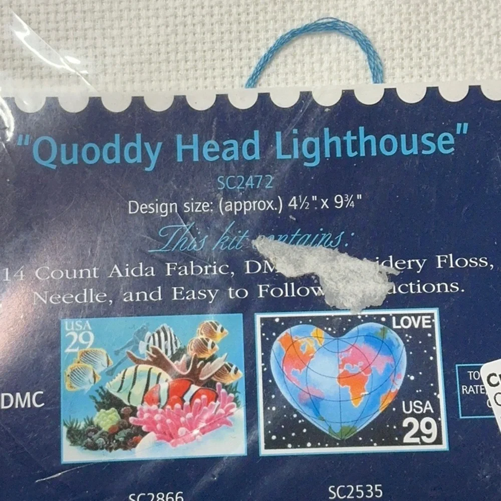 DMC Quoddy Head Lighthouse Cross Stitch Kit